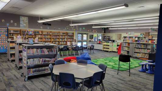 Crestmont Elementary School Library in Roseville