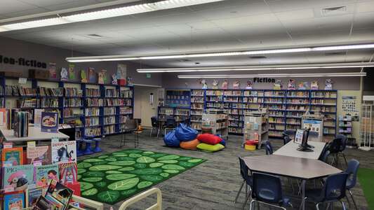 Crestmont Elementary School Library in Roseville
