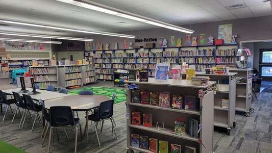 Crestmont Elementary School Library in Roseville