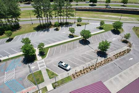 Cane Bay Middle School Parking Lot - Front in Summerville