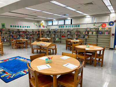 North Fork Elementary School Media Center in Fort Lauderdale