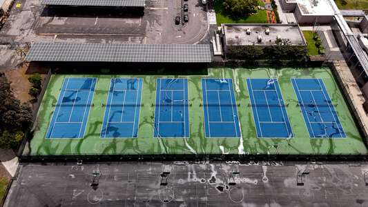 William C. Overfelt High School Tennis Courts  in San Jose 2