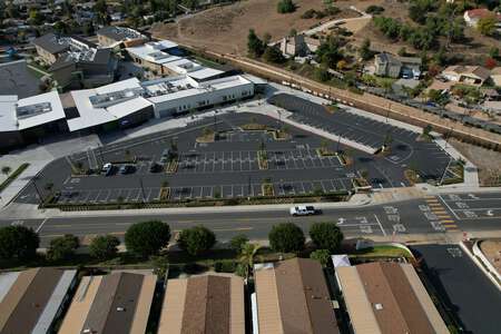 Richland Elementary School Parking Lot Front in San Marcos