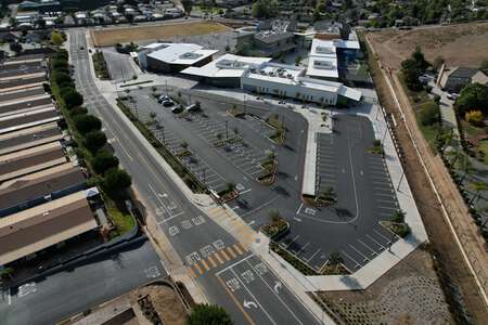 Richland Elementary School Parking Lot Front in San Marcos