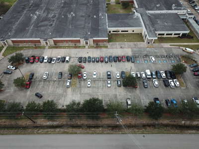 Rick Schneider Middle School Parking Lot - Front in Houston