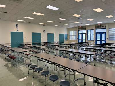 Bowman Ashe Doolin K-8 Academy Upper Academy Cafeteria in Miami