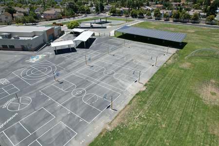 Carmen Dragon Elementary School Outdoor Basketball Courts in Antioch