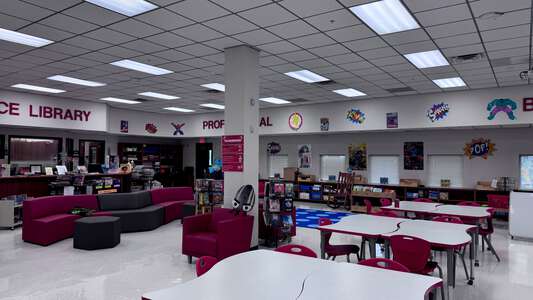 Spence Elementary School Library in Houston