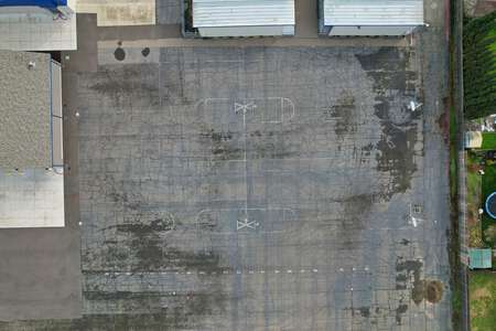 Valley High School Outdoor Basketball Courts in Sacramento