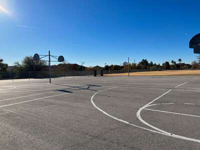 Goynes - Theron H. and Naomi D. Elementary School Outdoor Basketball Courts in North Las Vegas