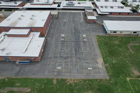 Simons Middle School Blacktop / Basketball Courts in Pomona