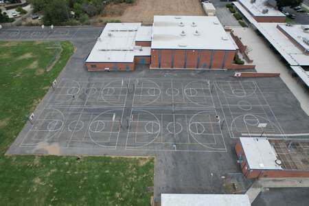 Simons Middle School Blacktop / Basketball Courts in Pomona