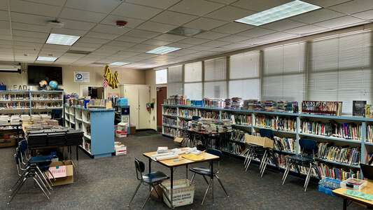 Dutcher Middle School Library in Turlock