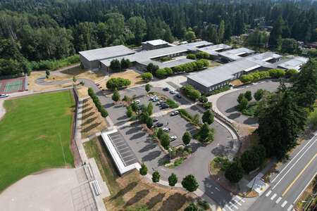 Finn Hill Middle School Parking Lot in Kirkland