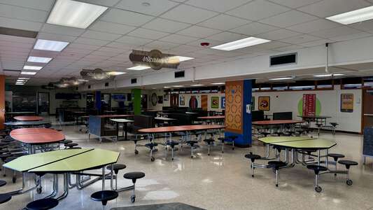 E.B. Comstock Middle School Cafeteria in Dallas