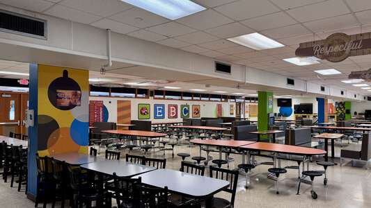 E.B. Comstock Middle School Cafeteria in Dallas