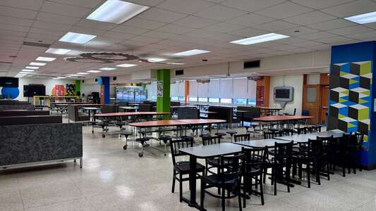 E.B. Comstock Middle School Cafeteria in Dallas