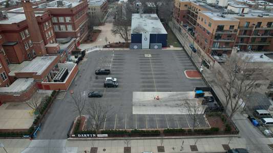 Darwin - Charles R Darwin Elementary School Parking Lot in Chicago 2