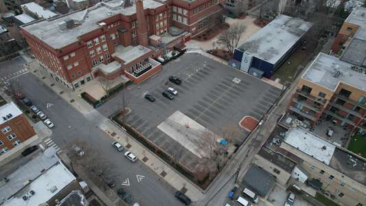 Darwin - Charles R Darwin Elementary School Parking Lot in Chicago 3