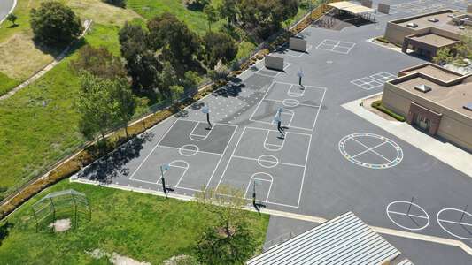 Vista Verde School (K-8) Outdoor Basketball Courts 1 in Irvine