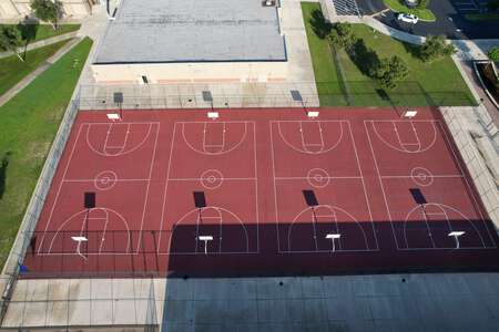 Fivay High School Outdoor Basketball Courts in Hudson
