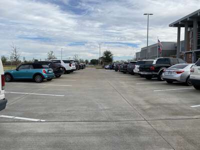J. Frank Dobie 9th Grade Campus Parking Lot - Side in Houston