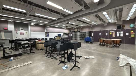 Leslie Middle School Band Room in Salem 1