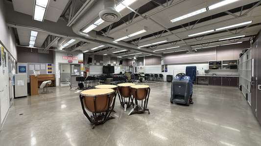 Leslie Middle School Band Room in Salem 2