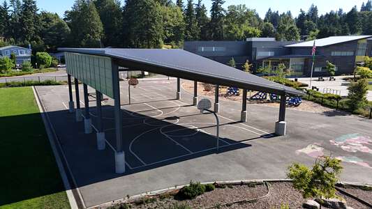 Peter Kirk Elementary School Outdoor Basketball Courts in Kirkland