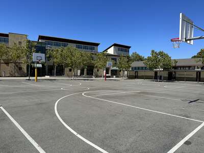 Daves Avenue Elementary Blacktop/Outdoor Basketball Courts in Los Gatos