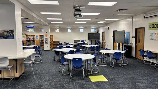 Corporate Landing Middle School Library in Virginia Beach