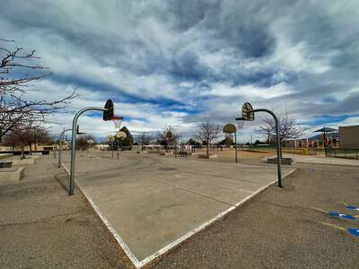Sierra Vista Elementary School Outdoor Basketball Courts in Albuquerque