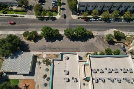 Yokomi Elementary School Parking Lot - Side in Fresno