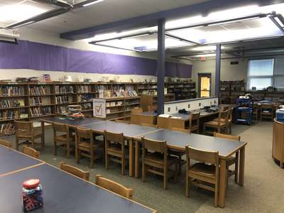 William Wells Brown Elementary School Library in Lexington