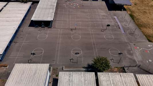 Pomeroy Elementary School Outdoor Basketball Courts in Milpitas 1