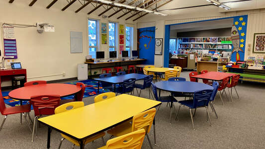 Whittier Elementary School Library in Bozeman