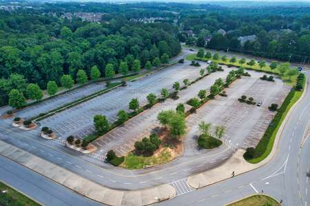 Peachtree Ridge High School Parking Lot - Main Front in Suwanee