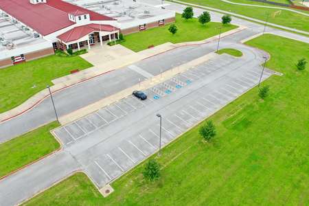Hellstern Middle School Parking Lot 1 in Springdale