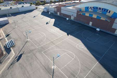 Canarelli - Lawrence and Heidi Middle School Outdoor Basketball Courts in Las Vegas