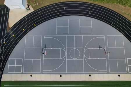 Heritage Middle School Outdoor Basketball Courts in Liberty