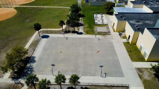 Pacetti Bay Middle School Outdoor Basketball Courts in St. Augustine 2