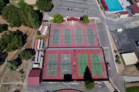 Monte Vista High School Tennis Courts in Danville
