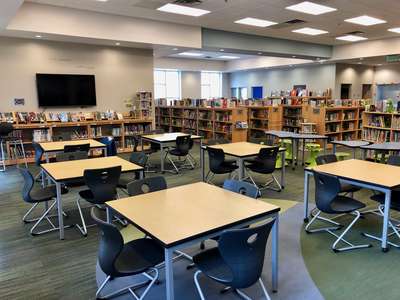 Hesse K-8 School Library in Savannah