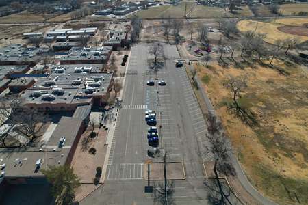 Harrison Middle School Parking Lot in Albuquerque