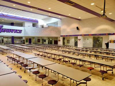McAuliffe Middle School Cafeteria/Commons in Houston