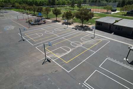 Stonegate Elementary School Outdoor Basketball Courts in Irvine