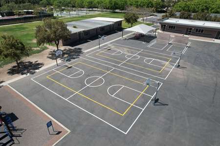 Stonegate Elementary School Outdoor Basketball Courts in Irvine