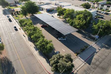 Rowell Elementary School Parking Lot in Fresno