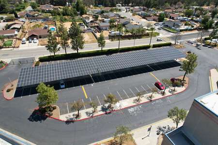 Temescal Canyon High School Parking Lot - Front in Lake Elsinore
