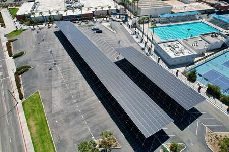 Corona del Mar High School (7-12) Parking Lot - Solar Panels in Newport Beach